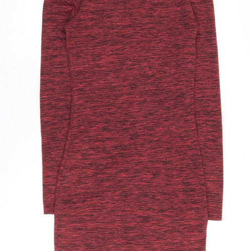 Superdry Women's Red Sheath Dress XS Long Sleeve
