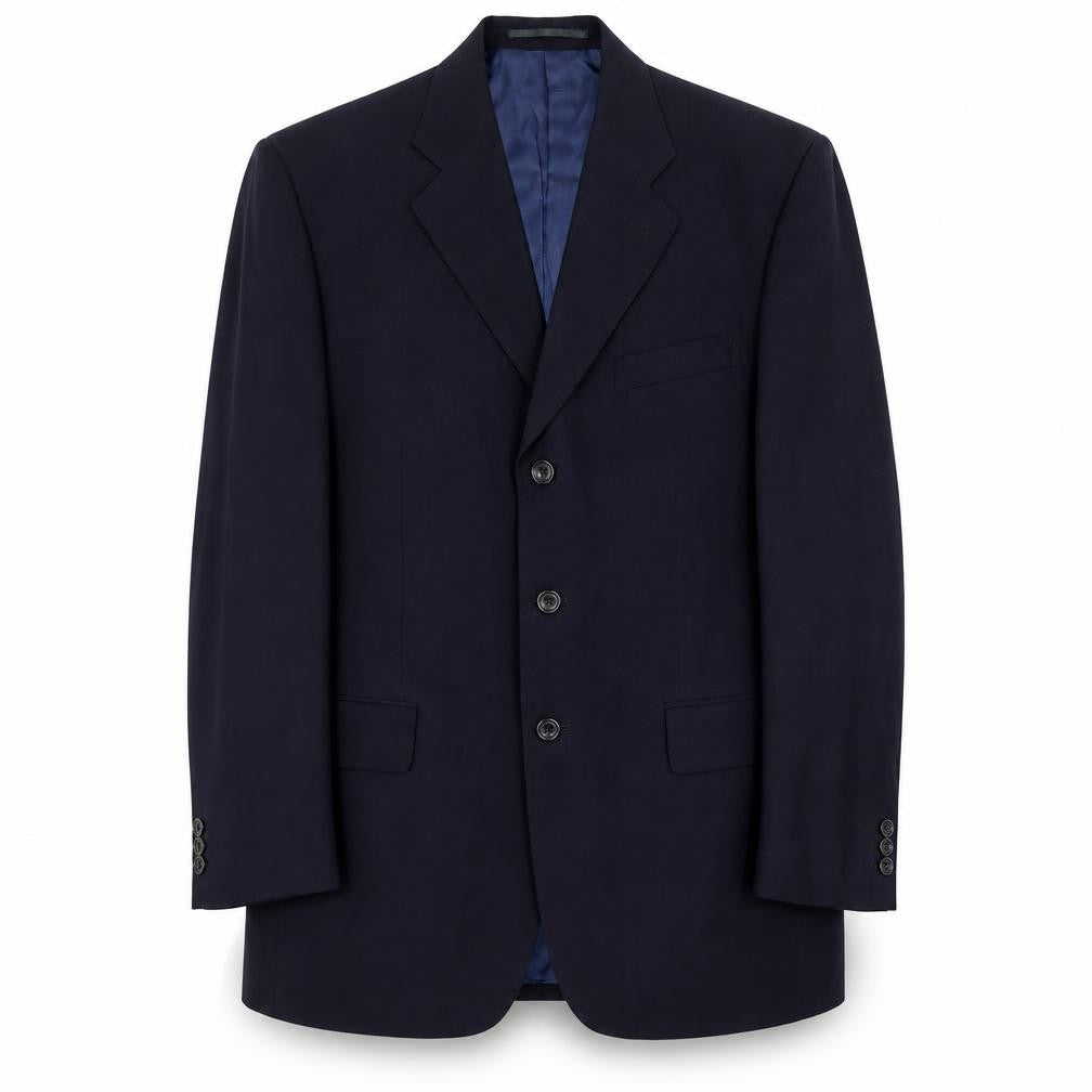 Front view of Austin Reed Men's Blue Regular Jacket 40R Wool