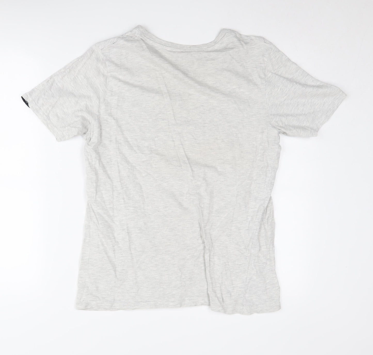 Tokyo Laundry Men's Grey V-Neck T-Shirt, M