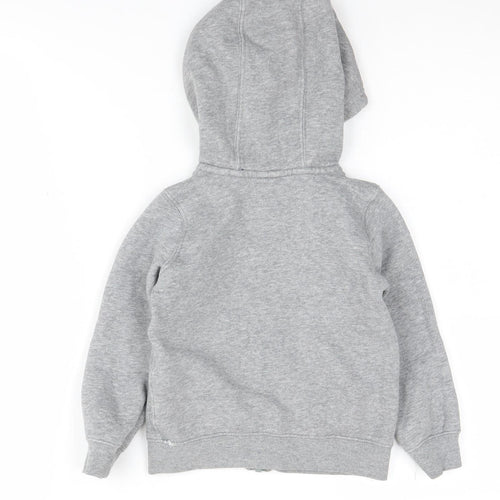 Nike Boys Grey Full Zip Hoodie Size 2-3 Years