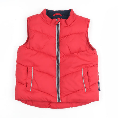 Next Red Unisex Baby Puffer Jacket 12-18 Months