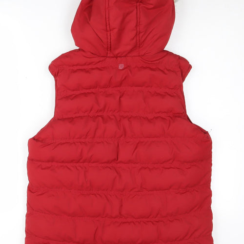 Mountain Warehouse Women's Red Hooded Waistcoat Size 12