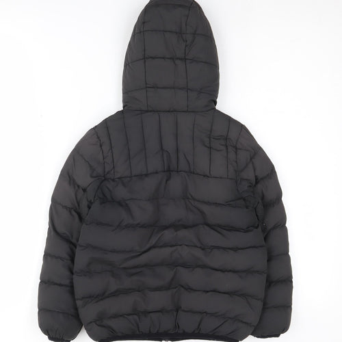 Next Boys Black Puffer Jacket 5 Years with Hood