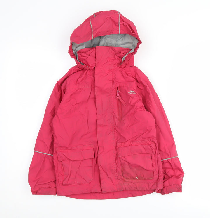 Trespass Pink Girls Parka Jacket 5-6 Years
