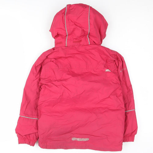 Trespass Pink Girls Parka Jacket 5-6 Years