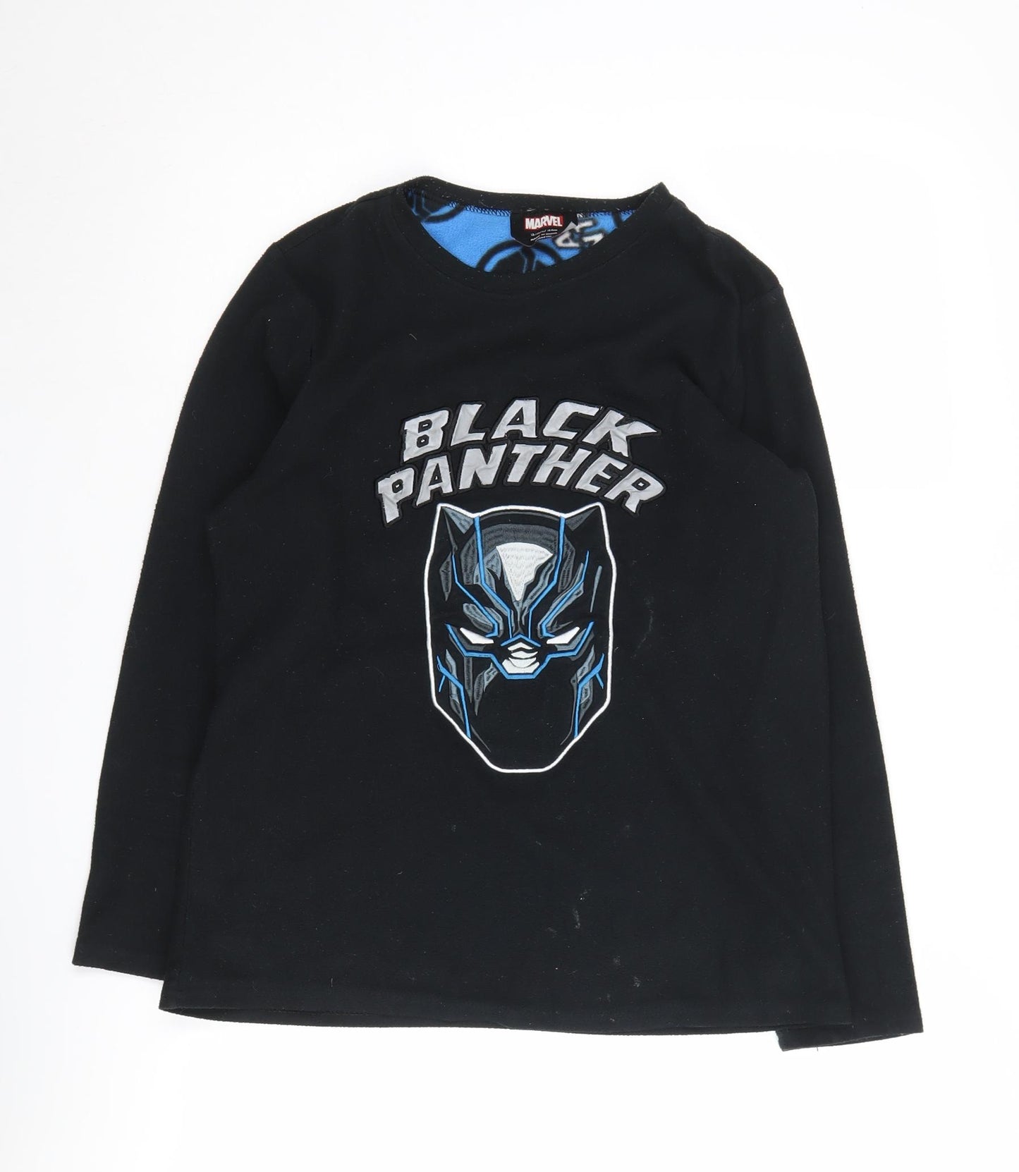 Marvel Boys Black Panther Fleece Pyjama Top 13-14 Yrs