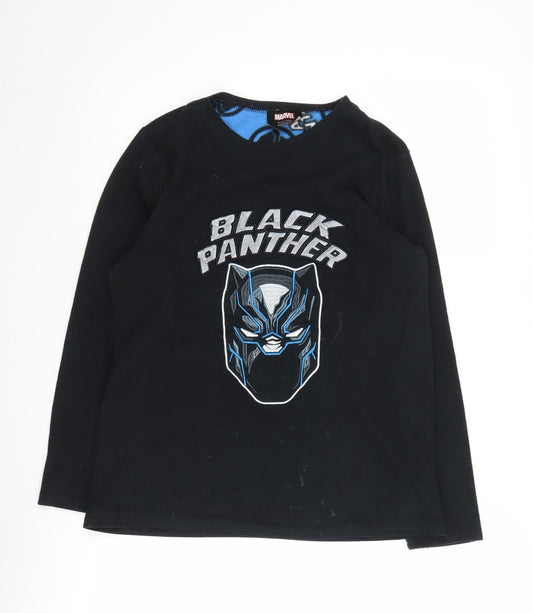 Marvel Boys Black Panther Fleece Pyjama Top 13-14 Yrs