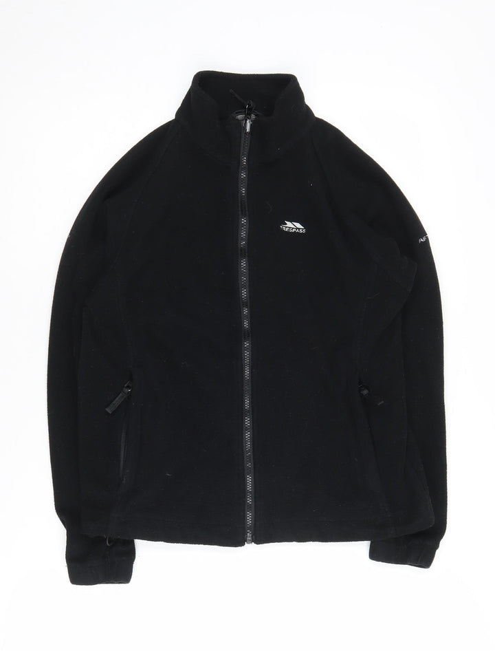Trespass Boys Black Fleece Jacket Size 146