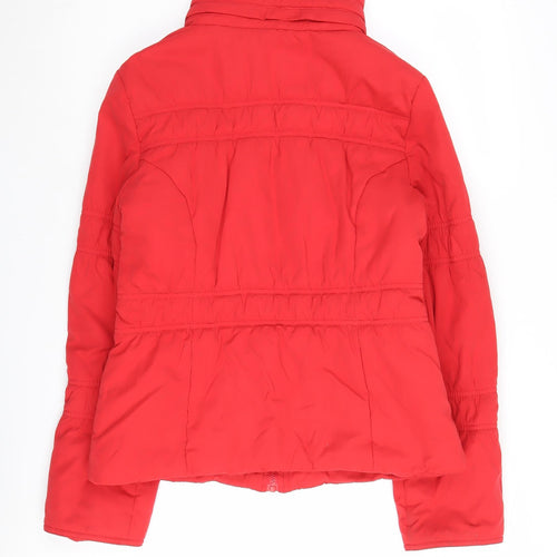 Marks and Spencer Women's Red Puffer Jacket Size S