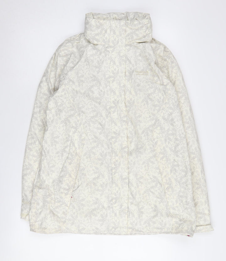 Regatta Women's Ivory Floral Rain Jacket Size 14