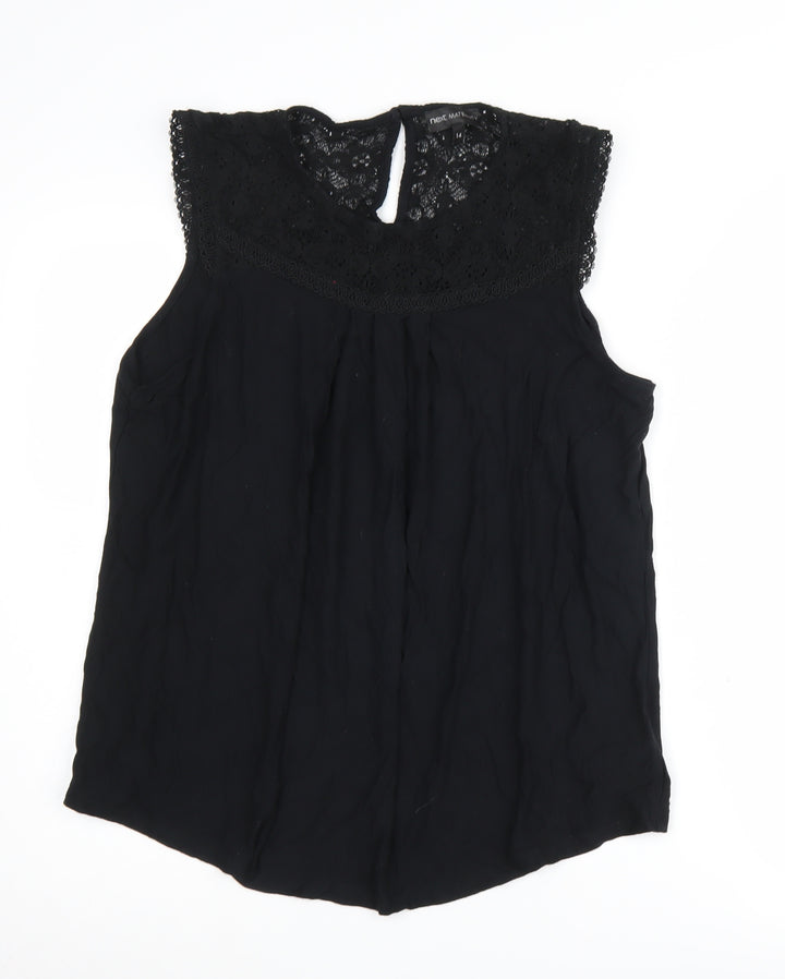 Next Women’s Black Maternity Lace Blouse Size 14