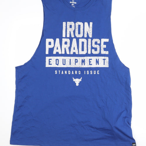 Under Armour Men's Blue 2XL Graphic Tank Top