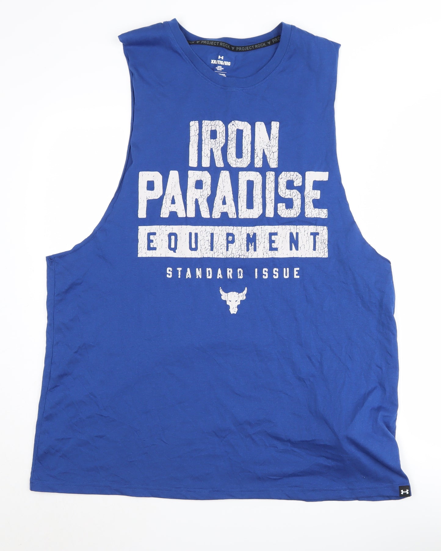 Under Armour Men's Blue 2XL Graphic Tank Top