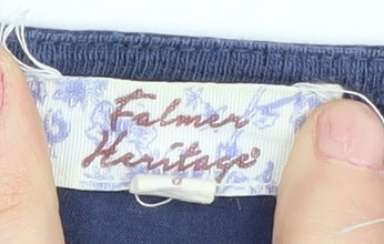 Falmer Heritage Women's Blue Tank, Size 8, Embroidered