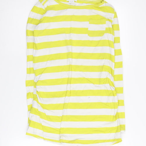 Mamas & Papas Women's Multicoloured Stripe T-Shirt Size 12