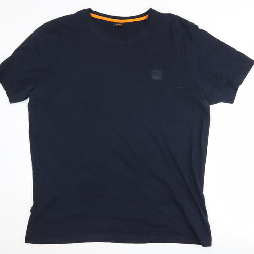 Boss Men's Blue 3XL Crew Neck T-Shirt