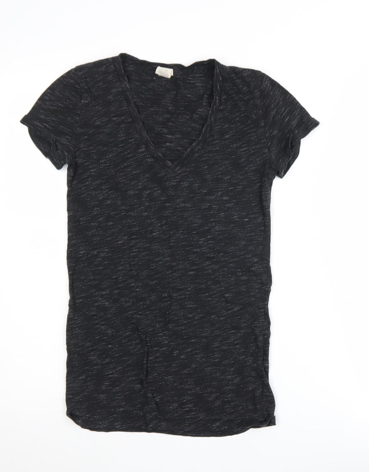 Victoria's Secret Women's XS Black V-Neck T-Shirt