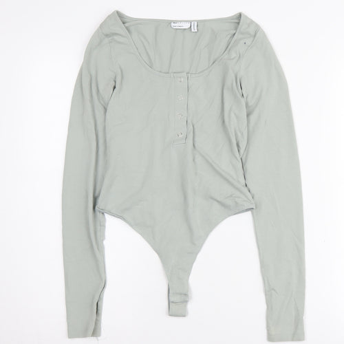 ASOS DESIGN Green Bodysuit, Women's Size 6, Slim Fit