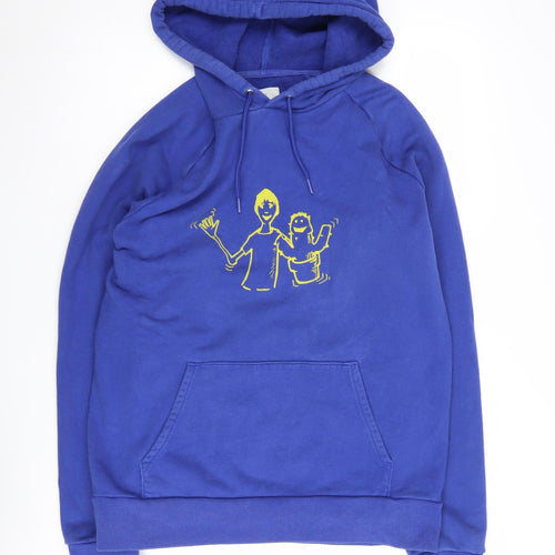 Gap Men's Blue Pullover Hoodie, Medium, Cotton