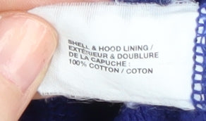 Gap Men's Blue Pullover Hoodie, Medium, Cotton