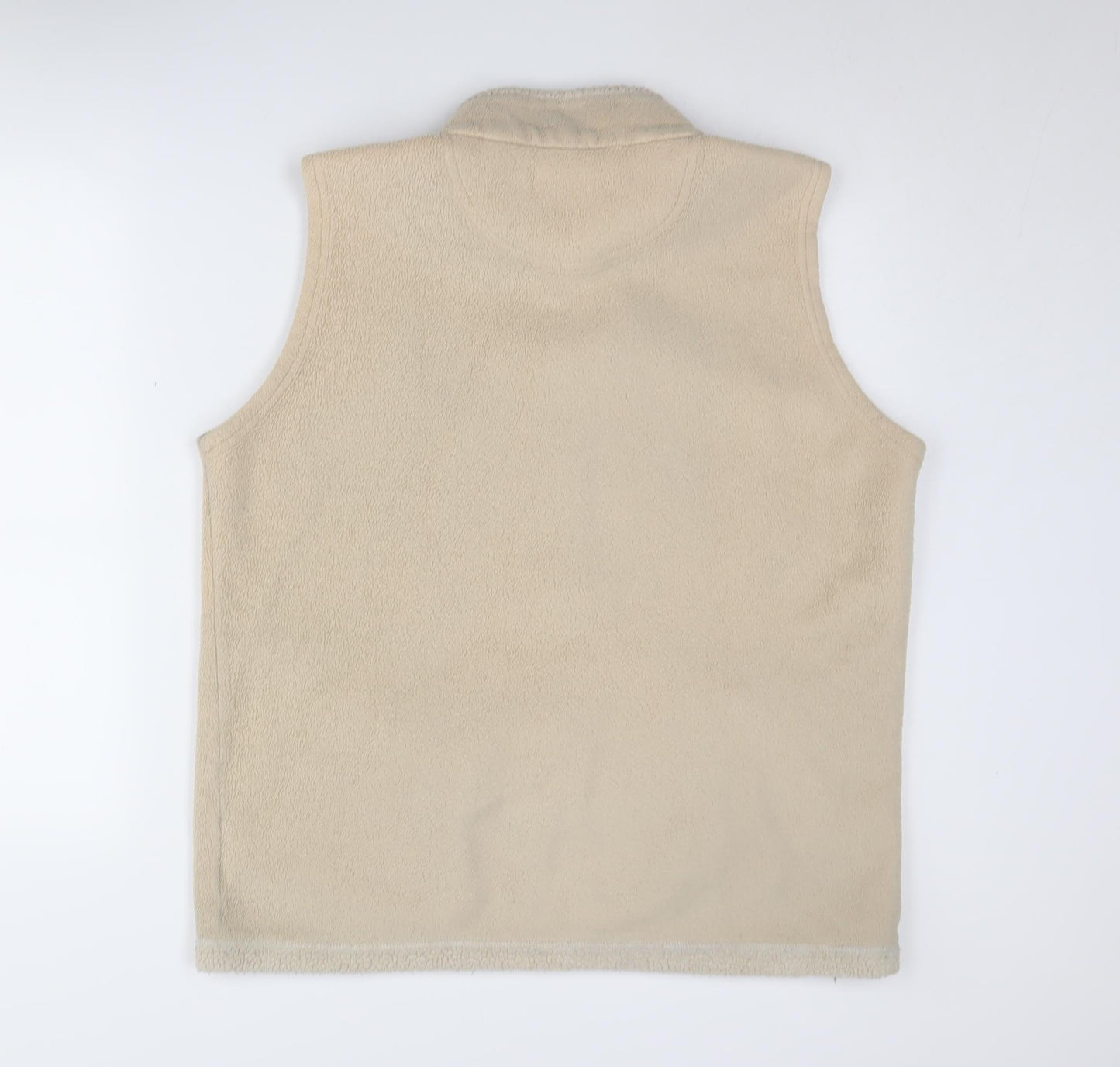 EWM Women's Beige Fleece Waistcoat Size 18 Casual