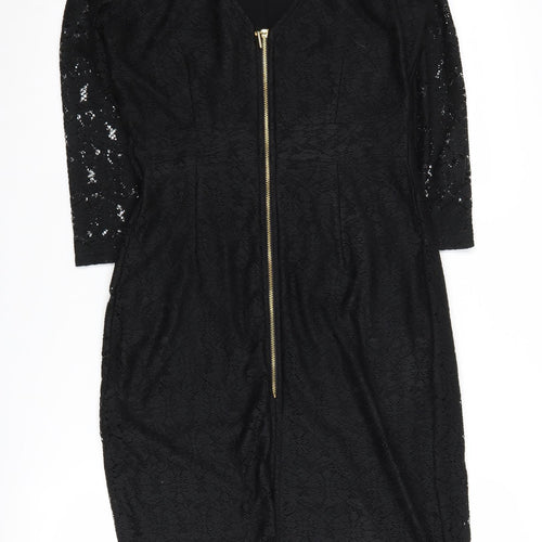 Dorothy Perkins Women's Black Sheath Dress Size 12