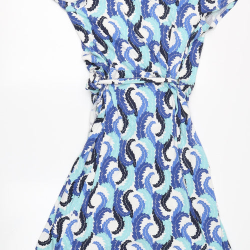 Boden Women's Multicoloured Wrap Dress, Size 14