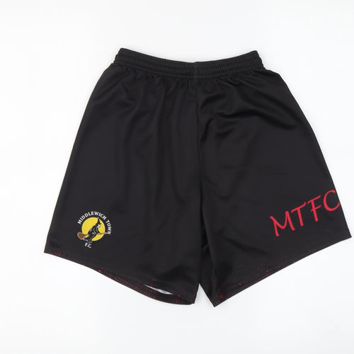 O'Neills Boys Black Athletic Football Shorts M