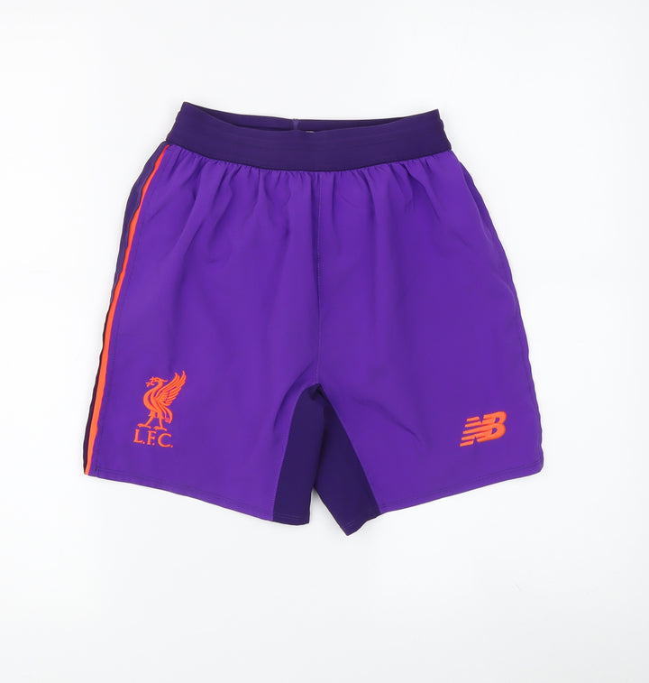 New Balance Boys Purple Athletic Football Shorts 11 Years