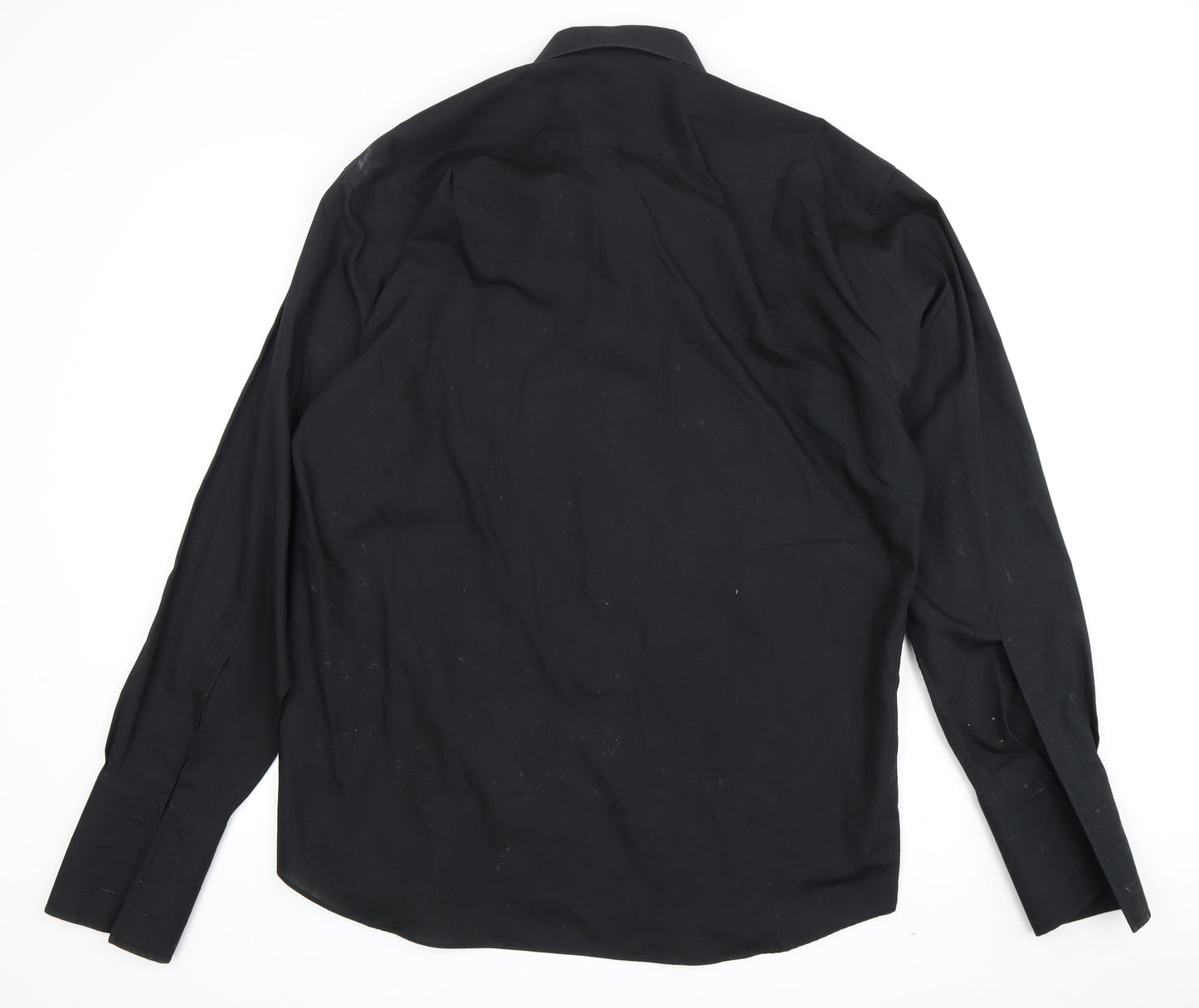 Van Heusen Men's Black Formal Dress Shirt Size 16