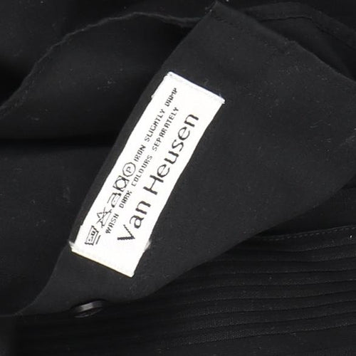 Van Heusen Men's Black Formal Dress Shirt Size 16