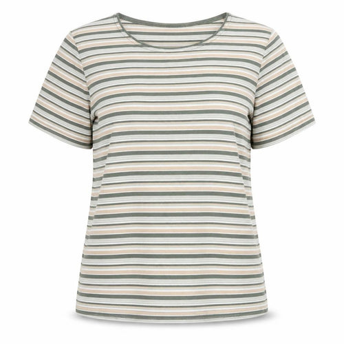 Eastex Women’s Multicoloured Striped T-Shirt Size 16