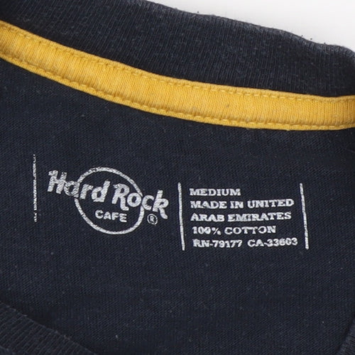 Hard Rock Cafe Blue Men's M Graphic Music T-Shirt