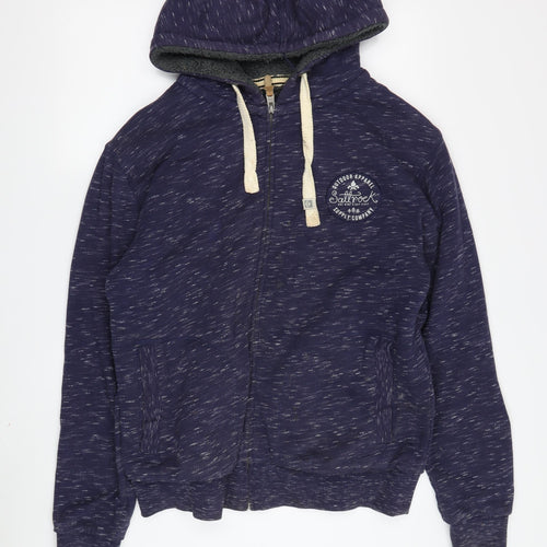 Saltrock Men's Blue Full Zip Hoodie M