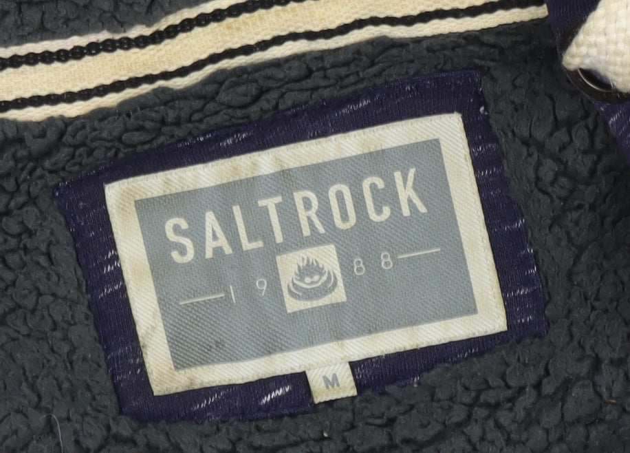 Saltrock Men's Blue Full Zip Hoodie M