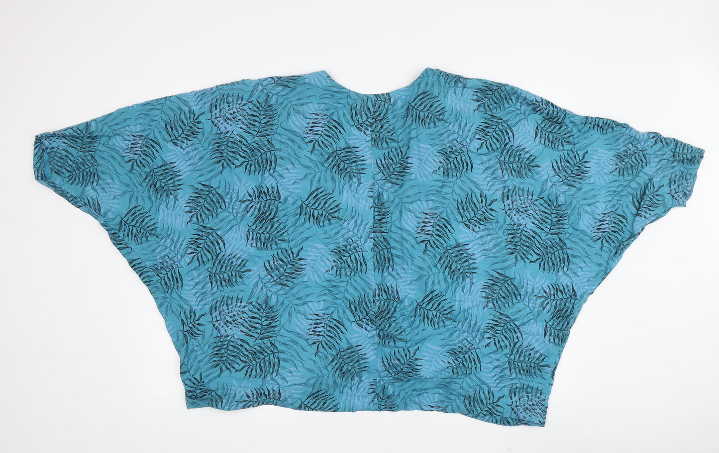 Saltrock Women's Blue Kimono, Size 12, Floral Pattern