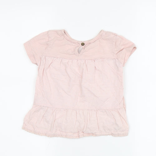 Mantaray Girls Pink Floral Tunic T-Shirt 3-4 Years