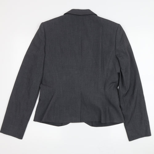 Calvin Klein Women's Grey Blazer, Size 10, Business Casual