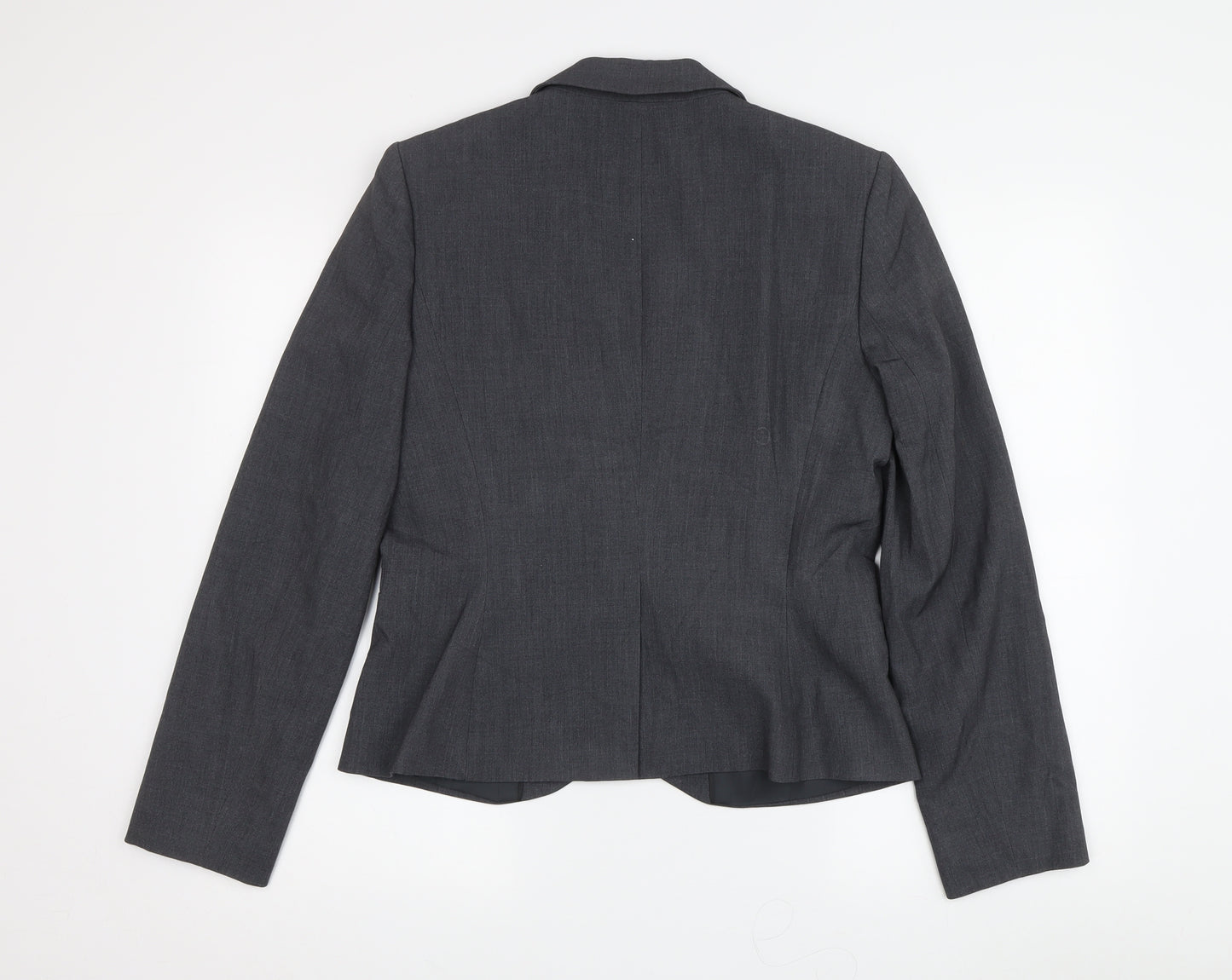 Calvin Klein Women's Grey Blazer, Size 10, Business Casual