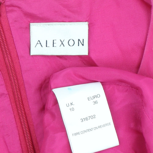 Alexon Women's Pink Sheath Midi Dress Size 10