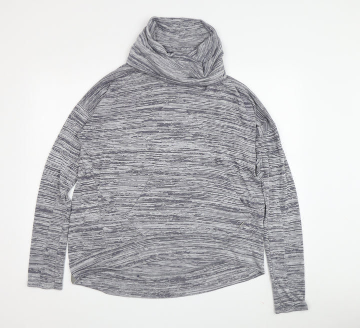 Bench Women's Grey Jersey Blouse M
