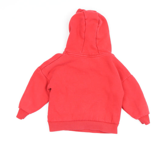 NBA Boys Red Pullover Hoodie 2-3 Years Graphic Print