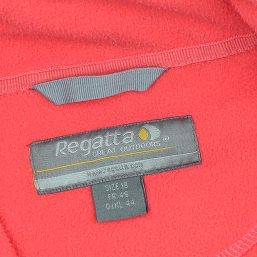 Regatta Women's Red Fleece Jacket Size 18