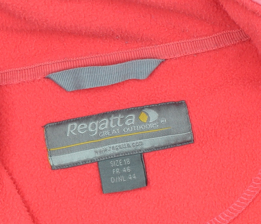 Regatta Women's Red Fleece Jacket Size 18