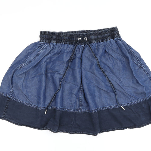 Karen Millen Women's Blue Denim Mini Skirt UK 6