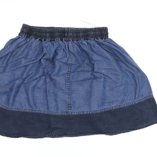Karen Millen Women's Blue Denim Mini Skirt UK 6