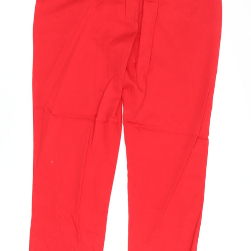 Long Tall Sally Women's Red Cropped Trousers