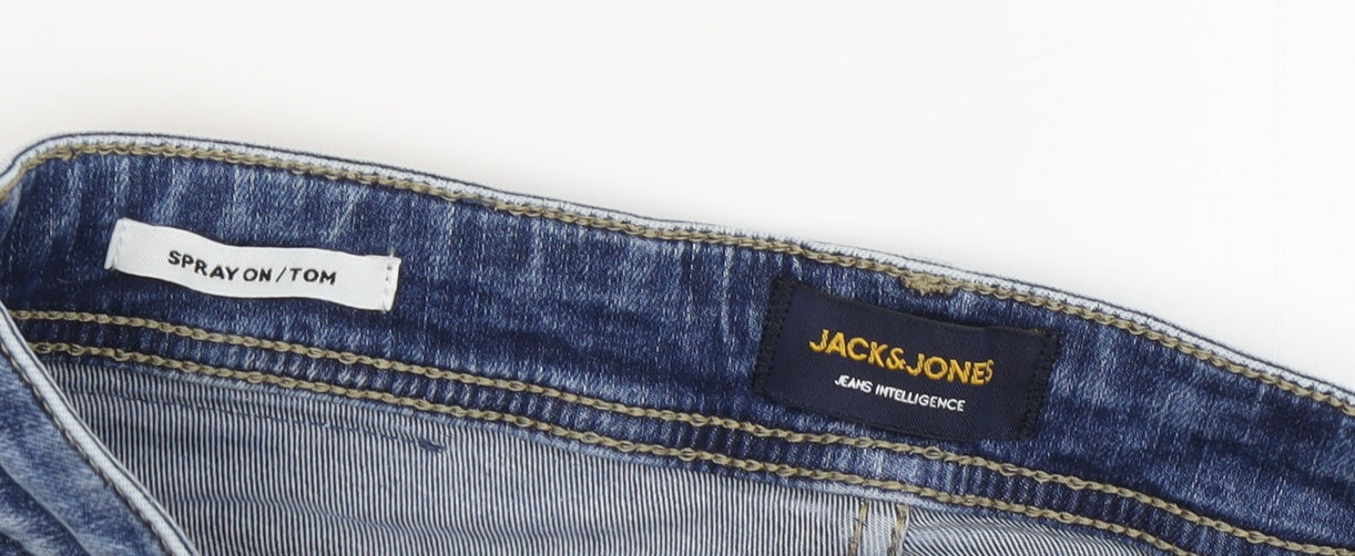 Jack & Jones Men's Blue Skinny Jeans Size 31