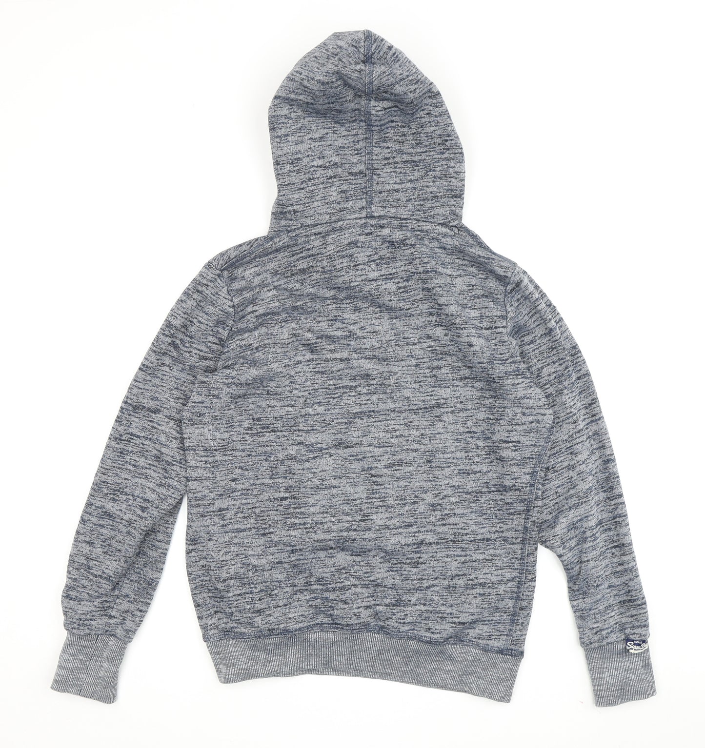 Superdry Women's Blue Pullover Hoodie S Casual Graphic