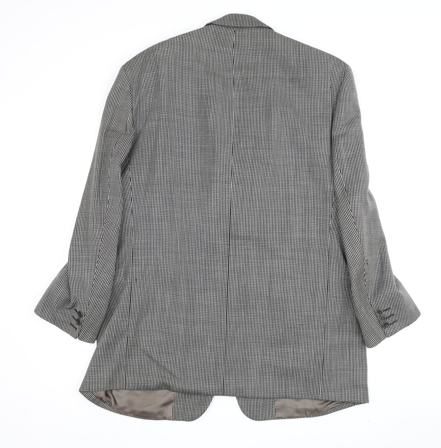Van Gils Men's Grey Blazer 42S Check Formal Jacket